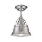 Cody 1 Light Mini Pendant in Brushed Nickel