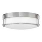 Colbin Medium Flush Mount Brushed Nickel