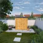 Mercia Tongue & Groove Pent Timber Storage Tool Store Shed - 6 x 2.6ft