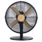 Russell Hobbs RHMDF1201WDB 12" Black Scandi Style Desk Fan