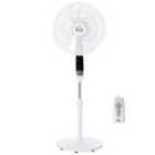 HOMCOM 54 Inch Pedestal Fan LED Panel