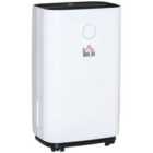 HOMCOM 20L/Day Portable Quiet Dehumidifier