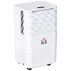 HOMCOM 10L/Day Portable Quiet Dehumidifier