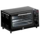 HOMCOM 800-088 Mini Oven 9L 750W Countertop Electric Grill - Black