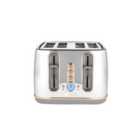Haden 204868 Dorchester 4 Slice Toaster - Chrome And Copper