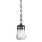 Kichler Lyndon 1 Light Small Chain Lantern - Architectural Bronze