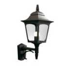 Elstead Lighting Chapel 1 Light Up Wall Lantern - Black