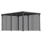 Canopia by Palram Milano Gazebo Netting Set - White