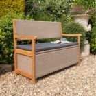 Rowlinson Alderley Storage Bench Natural Weave