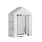 Outsunny Greenhouse Grow House w/ Shelf 143x73x195cm - Green