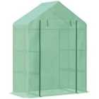 Outsunny Greenhouse For Outdoor Portable Gardening Plant Grow House - Green