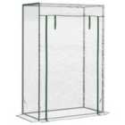 Outsunny 100x50x150cm Greenhouse w/ Zipper Roll-up Door