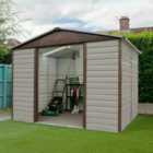 Yardmaster Shiplap No Floor Metal Shed 10 x 8ft