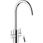 Abode Profile Monobloc 4 In 1 Hot Water Kitchen Tap with Boiler - Chrome