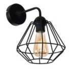 Milagro Wall Lamp Colin Black 1 x E27