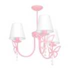 Milagro Chandelier Charlotte Pink 3 x E14