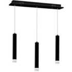 Milagro Pendant Lamp Carbon 3 x 5W LED Black