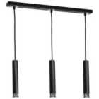 Milagro Pendant Lamp Dani Black/Chrome 3 x GU10