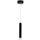 Milagro Pendant Lamp Carbon 1 x 5W LED Black