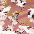 Furn. Demoiselle Blush Pink Botanical Printed Wallpaper 10m x 53cm