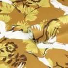 Furn. Demoiselle Mustard Yellow Botanical Printed Wallpaper 10m x 53cm