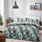 Style Lab Arizona Double Duvet Cover Set Cotton White/Black