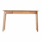 Barcelona 1 Drawer Desk Natural