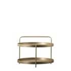 Malmo Coffee Table Gold 65 X 65 X 50Cm