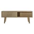 Lisbon 2 Drawer Coffee Table 100 X 65 X 39.8Cm
