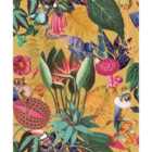 Holden Decor Wonderland Ochre Wallpaper 10m x 53cm