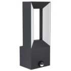 Eglo Riforano Outdoor Wall Light Sensor Black