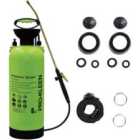 Pro-kleen 8L Garden Pressure Pump Sprayer With Brass Lance And 2 X Spare Seal Kits - Green