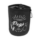 Jvl Large Peg Bag With 144 Soft Grip Pegs