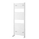 Towelrads Pisa Flat Towel Radiator, 1200 x 450mm - White