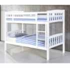 Ashbrook Solid Wood Bunk Bed White