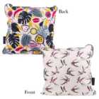 Summerhouse Guatemala Cushion Double Sided (tropical/Swallows)