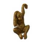 Ollie Orangutan Pot Hanger Gold (Pack Of 2)
