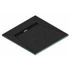 Abacus Linear 30mm Wetroom Shower Tray with 600mm End Drain Level Access - 900 x 900mm
