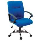 Teknik Milan Blue Fabric Executive Chair
