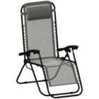 Garden Vida 2 Pack Zero Gravity Chairs - Grey