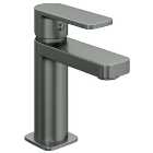Hemington Single Lever Mono Basin Mixer Tap - Matt Anthracite