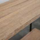 Crossland Grove Whitehill Display Table TV Console Medium