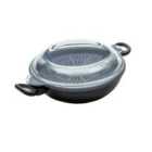 Nadiya X Prestige 4 In 1 Wok, 26Cm, With Glass Lid And Silicone Steamer Insert