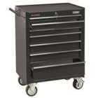 Draper 26" Roller Cabinet (7 Drawer) - Black