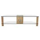 Alphason Century 1500 TV Stand - Light Oak