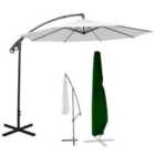 Groundlevel Garden Parasol Winter Cover - Green