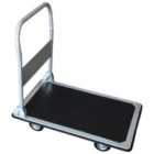 Charles Bentley Heavy Duty Folding Platform Trolley Truck 150Kg - Silver