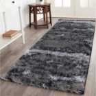 Serdim Rugs California Twotone Shaggy Rugs 200 X 290cm Silver