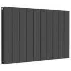 Ascot Double Anthracite Aluminium Designer Radiator 600 X 100Mm