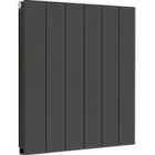Ascot Single Anthracite Aluminium Designer Radiator 600 X 610Mm